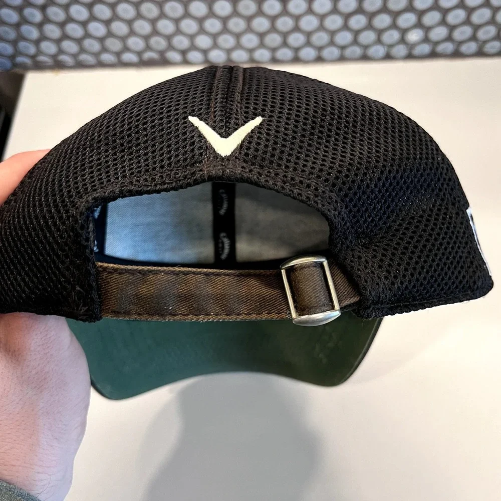 Callaway Hat‎ Cap Strap Back Red Black Golf Golfer Casual Mens Golfing - Picture 10 of 11